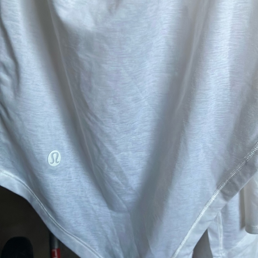 Lululemon White Athletic Top